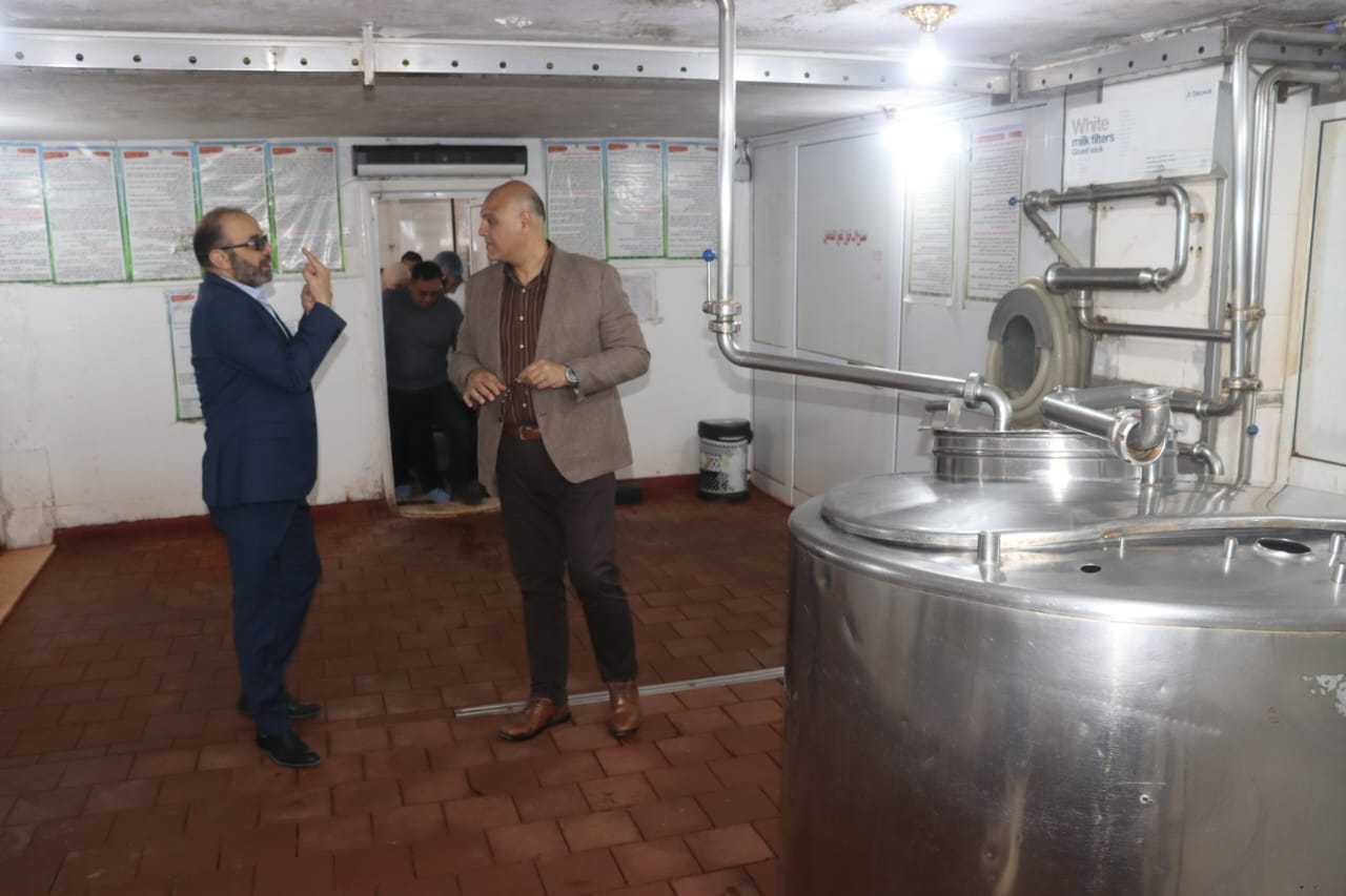 تفقد مراكز تجميع الألبان