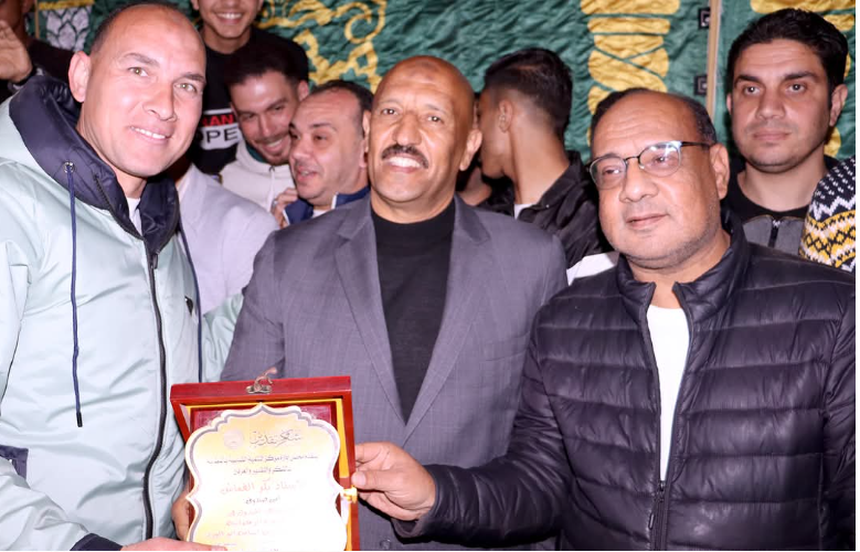 تكريم أمين صندوق مركز المطرية