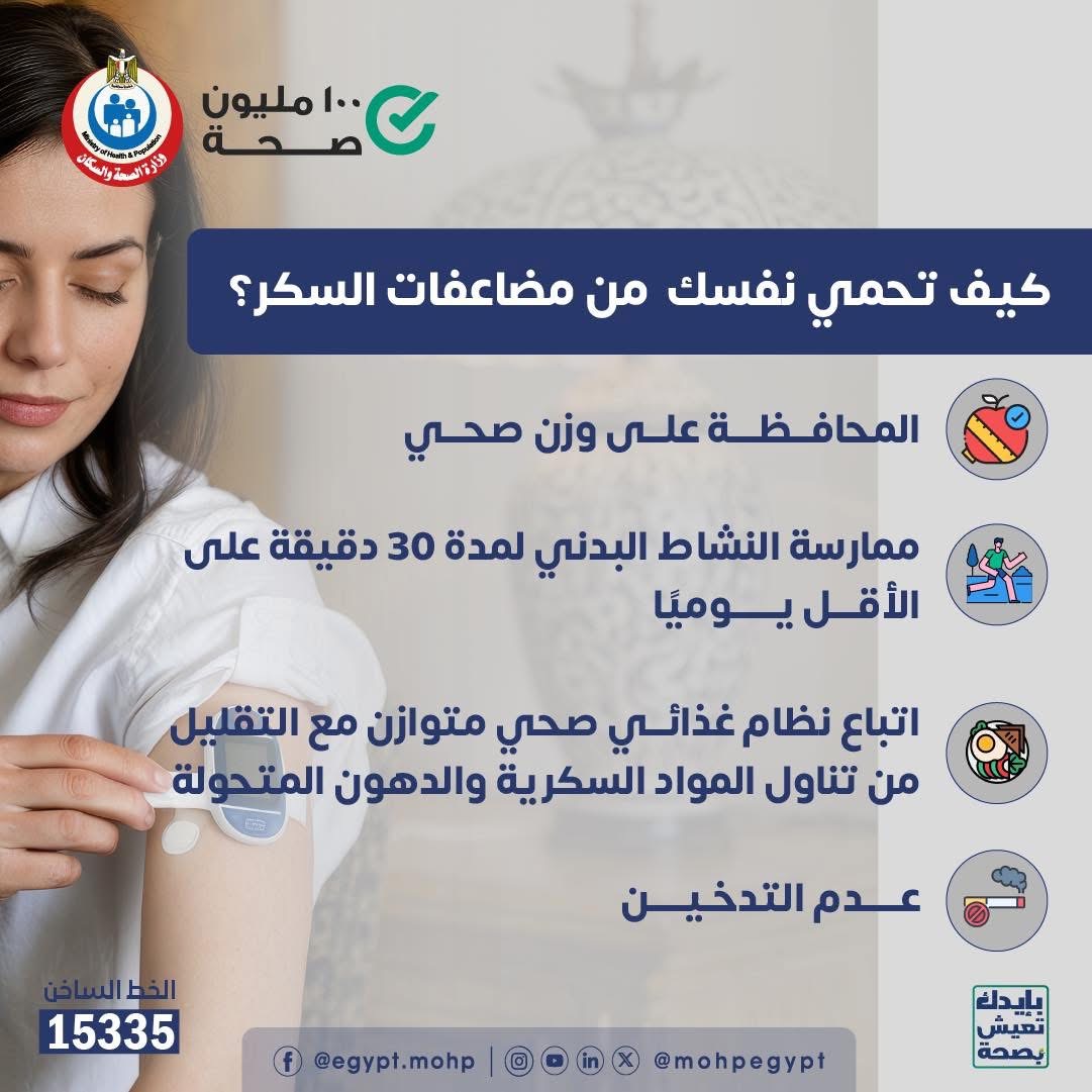 كيف تحمي نفسك من مضاعفات السكر كيف تحمي نفسك من مضاعفات السكر