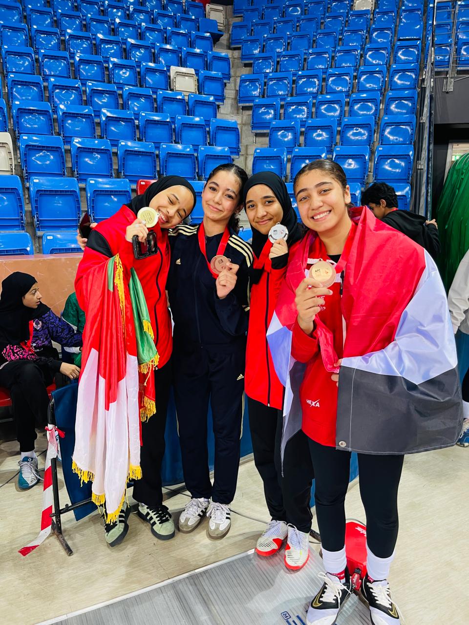 بطلات مصر فى السلام بطلات مصر فى السلام