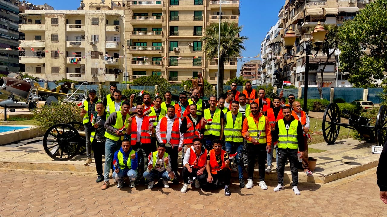 زيارة المتعافين من الإدمان  إلي المتحف الحربى ببورسعيد لتنمية روح الانتماء لوطنهم