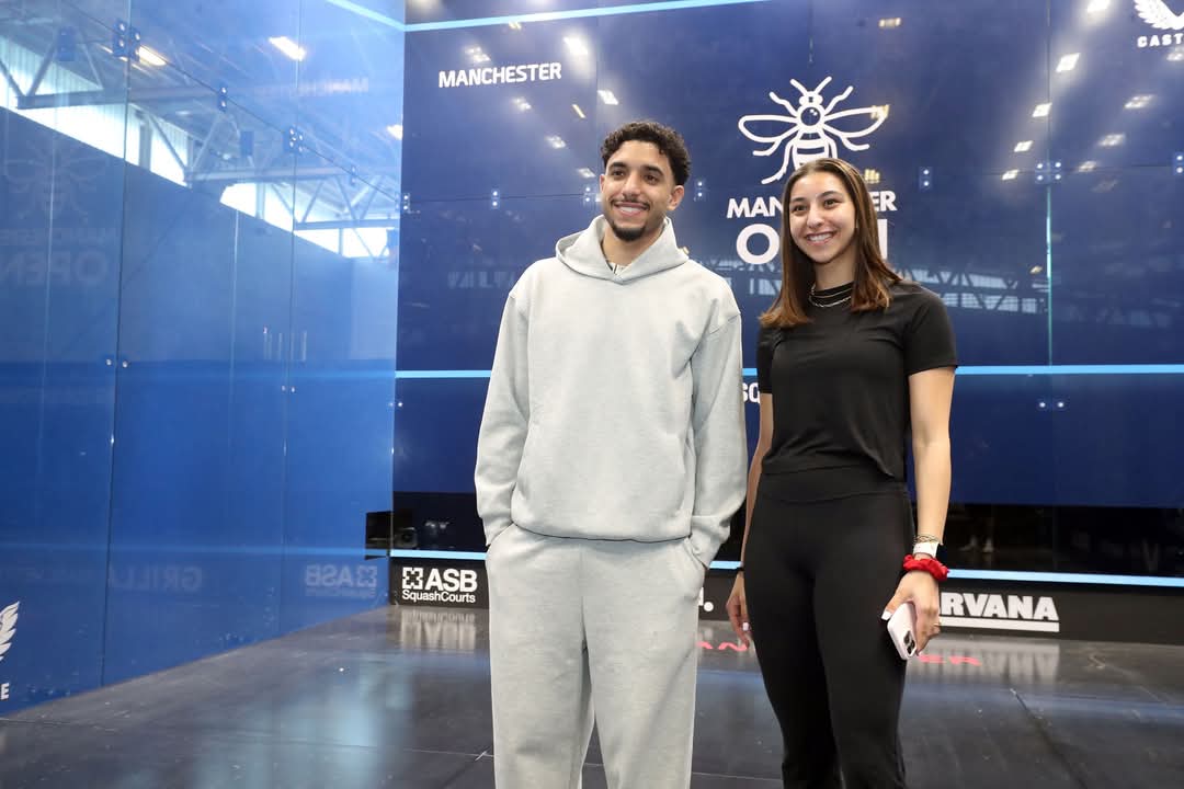 مرموش مع بطلة الإسكواش