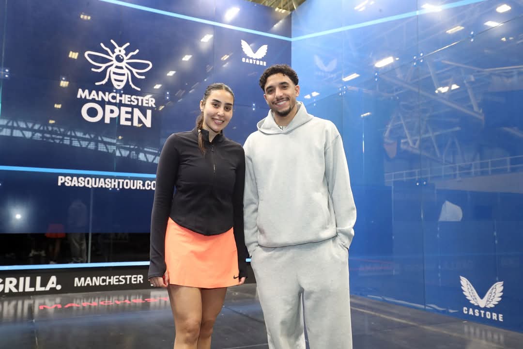 مرموش مع بطلات الإسكواش