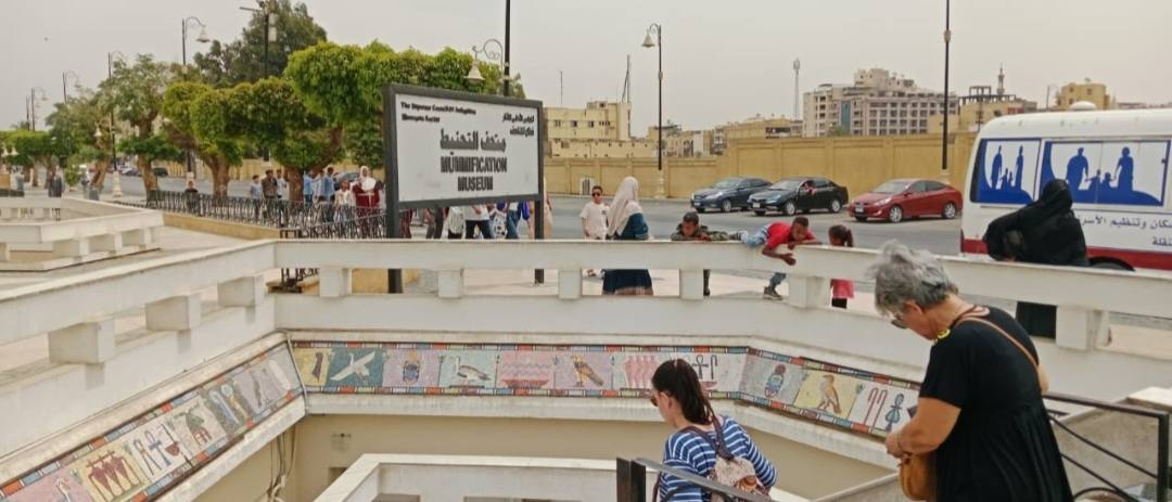توافد الأفواج السياحية على متحف التحنيط بالأقصر توافد الأفواج السياحية على متحف التحنيط بالأقصر