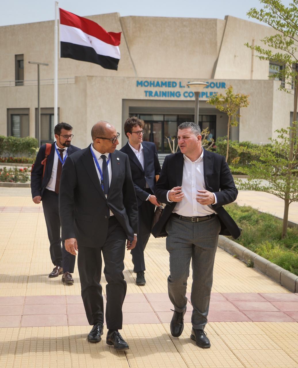 زيارة فيليب ديالو رئيس الاتحاد الفرنسي لكرة القدم إلى نادي مسار