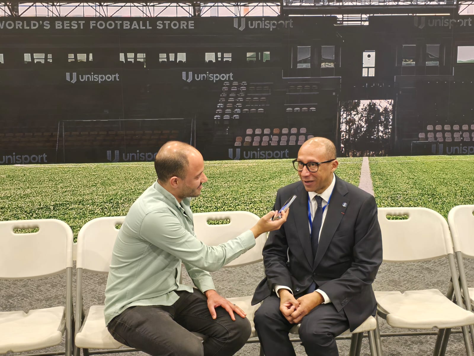 حوار فيليب ديالو رئيس الاتحاد الفرنسي مع أحمد عصام محرر اليوم السابع