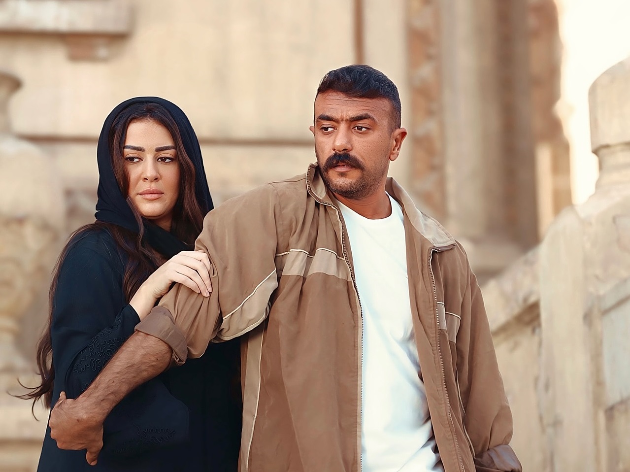 ميرنا نور الدين مع احمد العوضي ميرنا نور الدين مع احمد العوضي