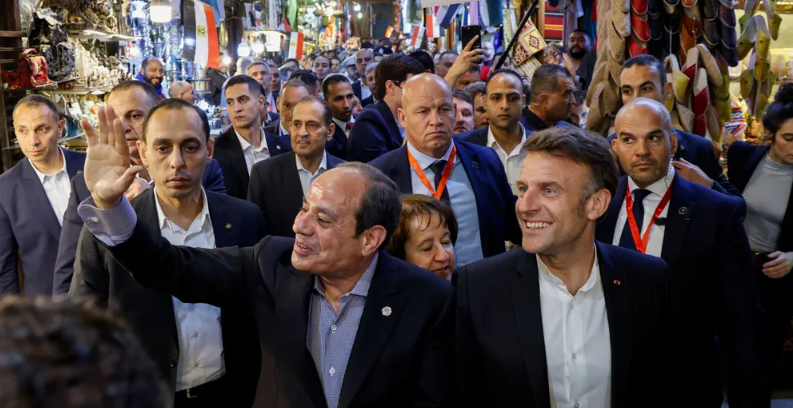 الرئيس السيسى وماكرون