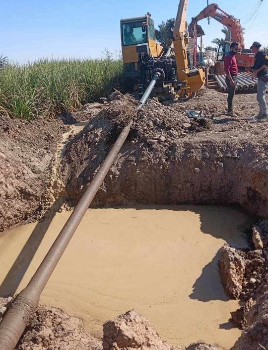 جانب من العمل فى مشروعات قرى الزينية