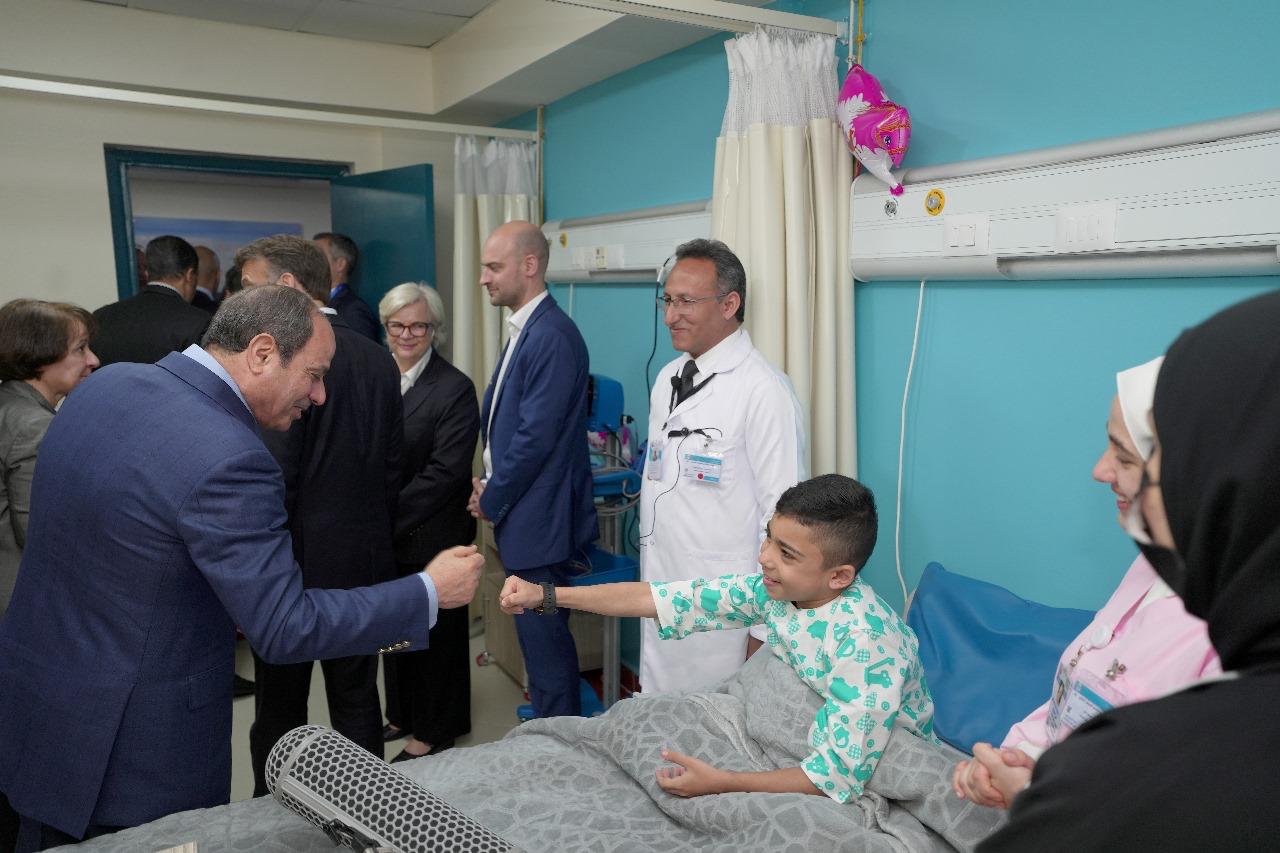 زيارة الرئيس السيسى وماكرون للعريش (13)