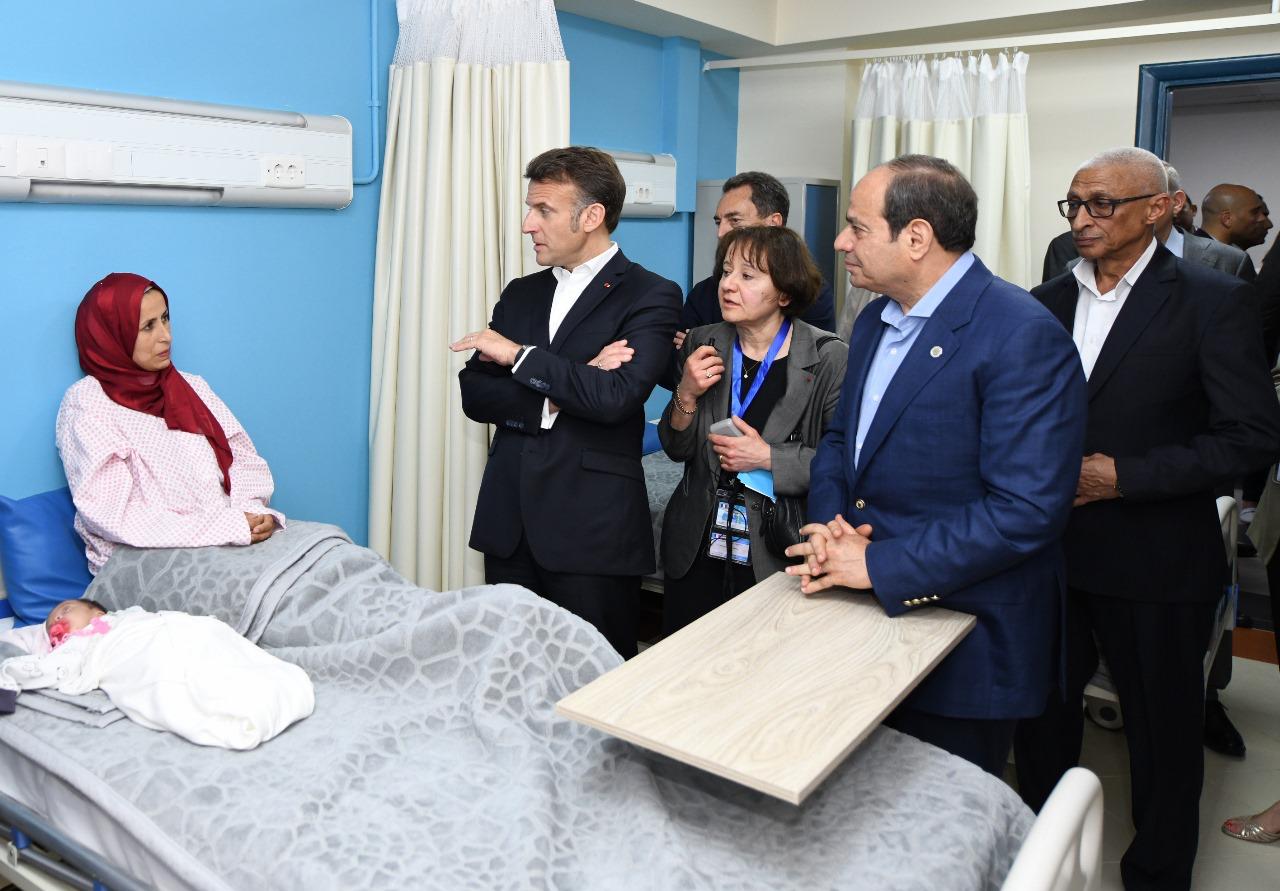 زيارة الرئيس السيسى وماكرون للعريش (19)