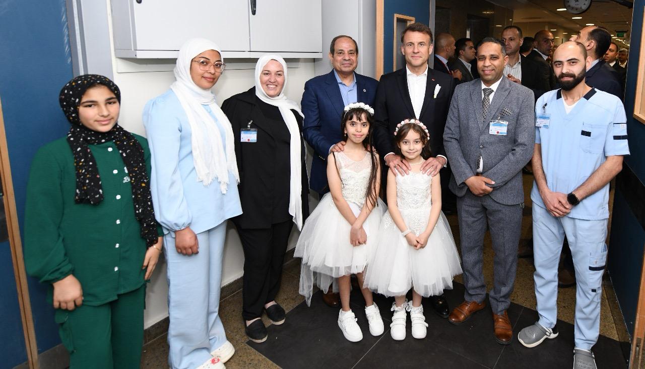 زيارة الرئيس السيسى وماكرون للعريش (3)