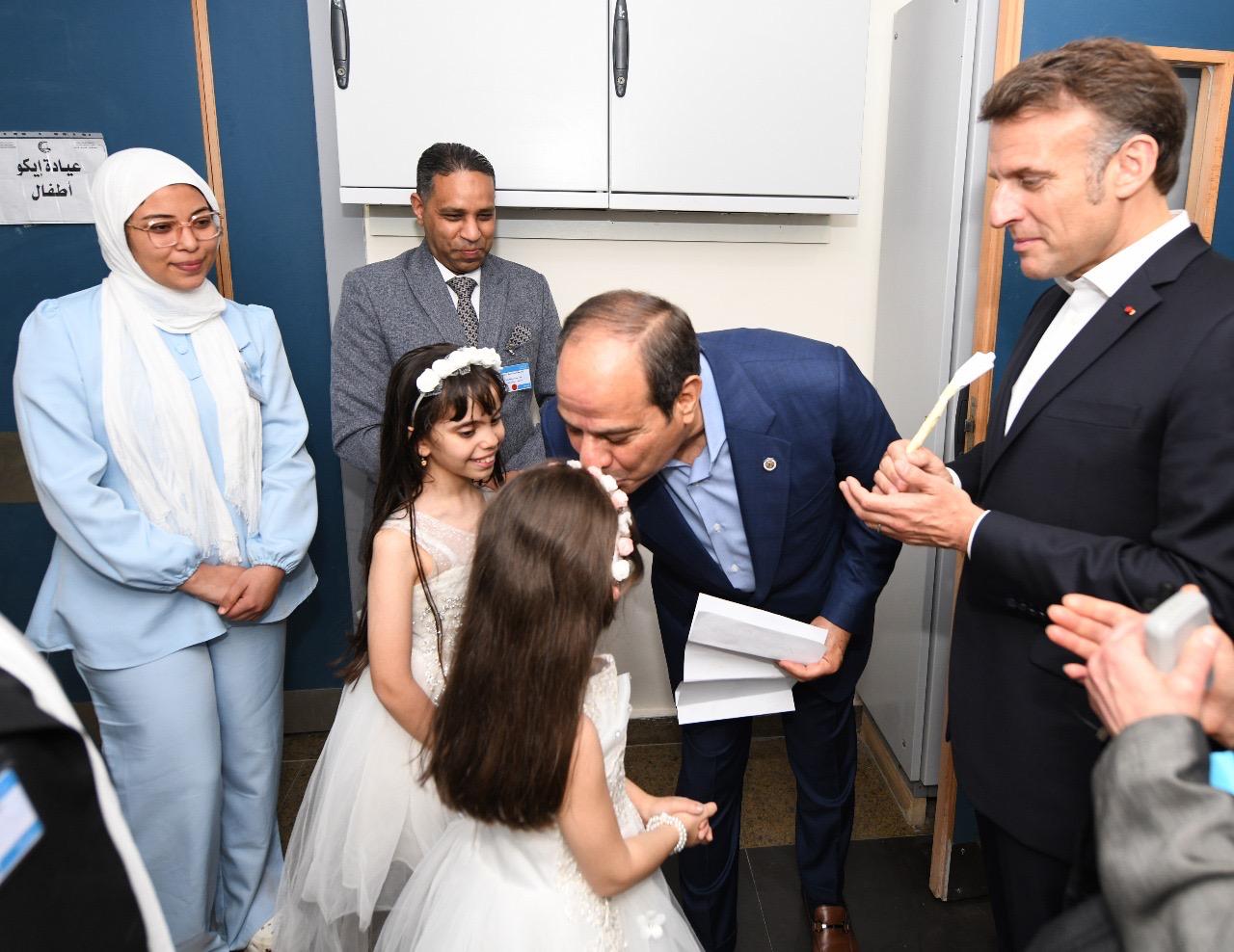 زيارة الرئيس السيسى وماكرون للعريش (11)