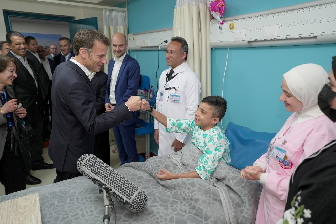 زيارة الرئيس السيسى وماكرون للعريش (14)