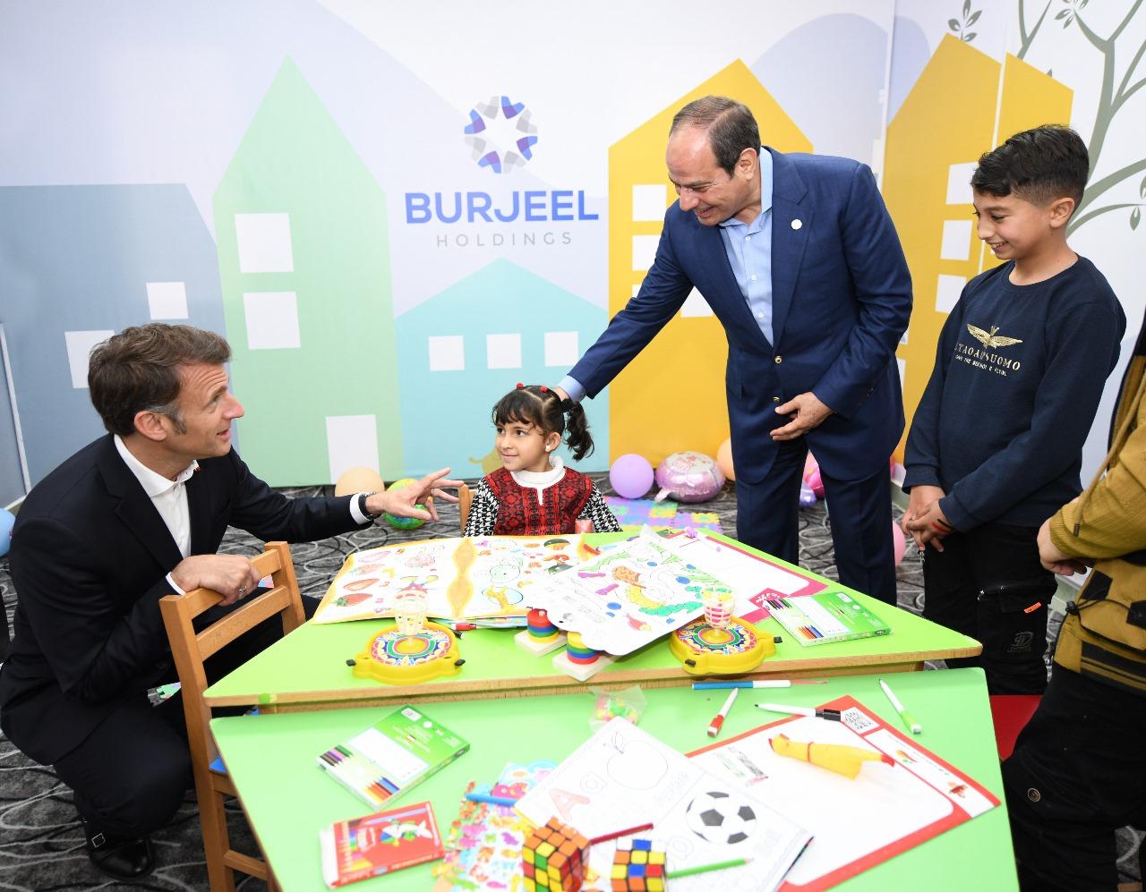 زيارة الرئيس السيسى وماكرون للعريش (16)