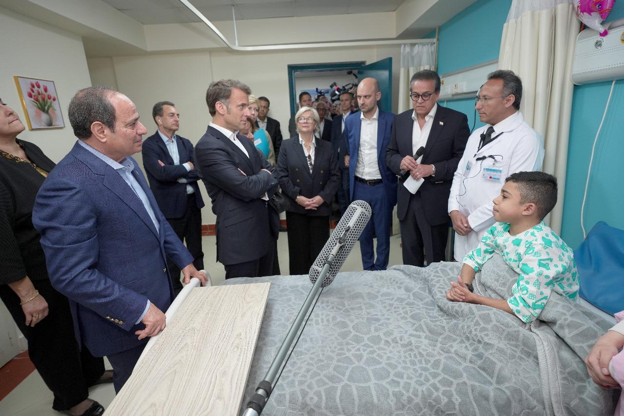 زيارة الرئيس السيسى وماكرون للعريش (20)