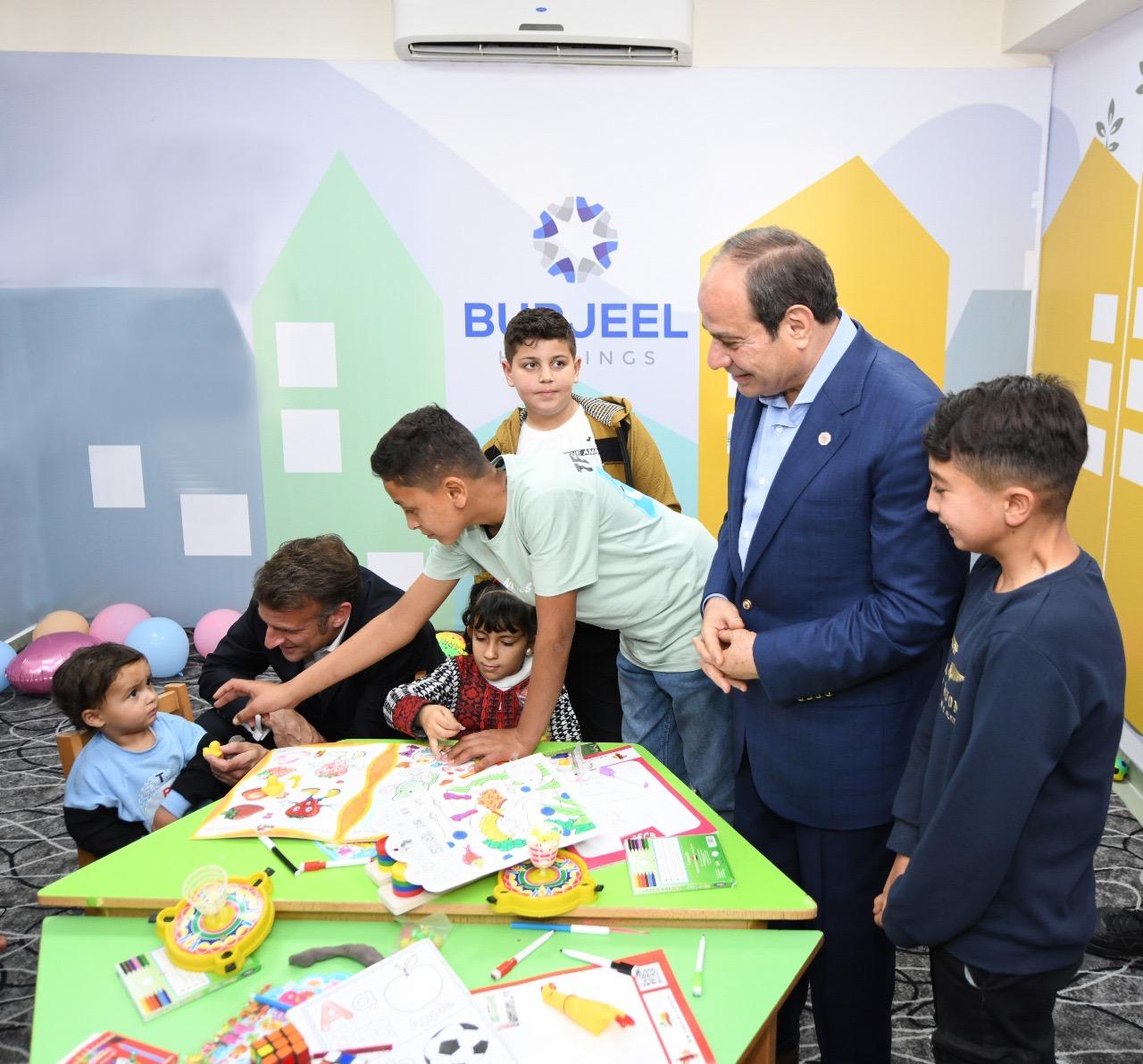 زيارة الرئيس السيسى وماكرون للعريش (2)