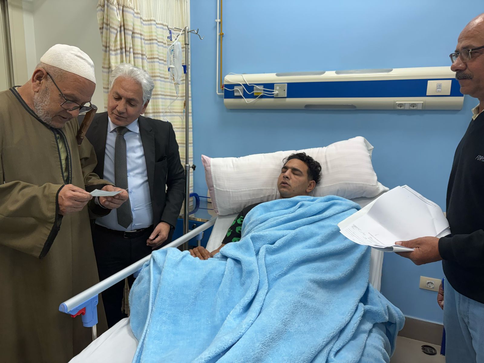 صرف 100 ألف جنيه دعم مالي للعامل ضحية حادث سيرك طنطا