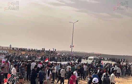 احتشاد شعبي ضخم في العريش لدعم الحقوق الفلسطينية (5)