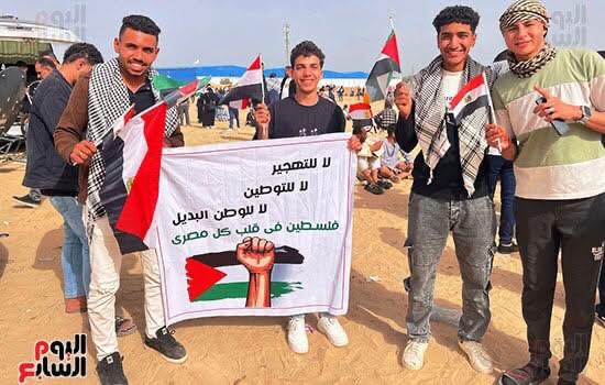 احتشاد شعبي ضخم في العريش لدعم الحقوق الفلسطينية (4)