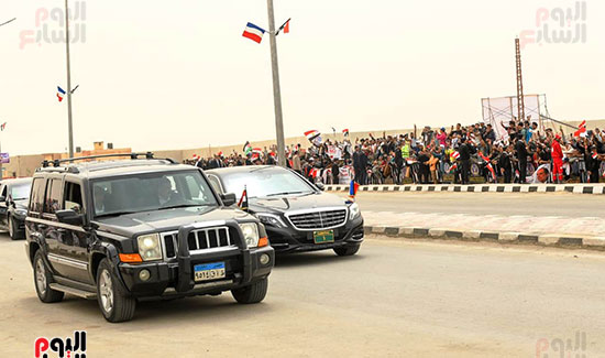 زيارة الرئيس الفرنسي للعريش (1)