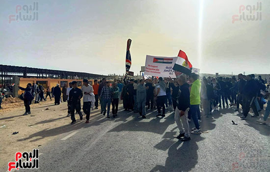 العريش-تشهد-رفض-المصريين-تهجير-المصريين العريش-تشهد-رفض-المصريين-تهجير-المصريين