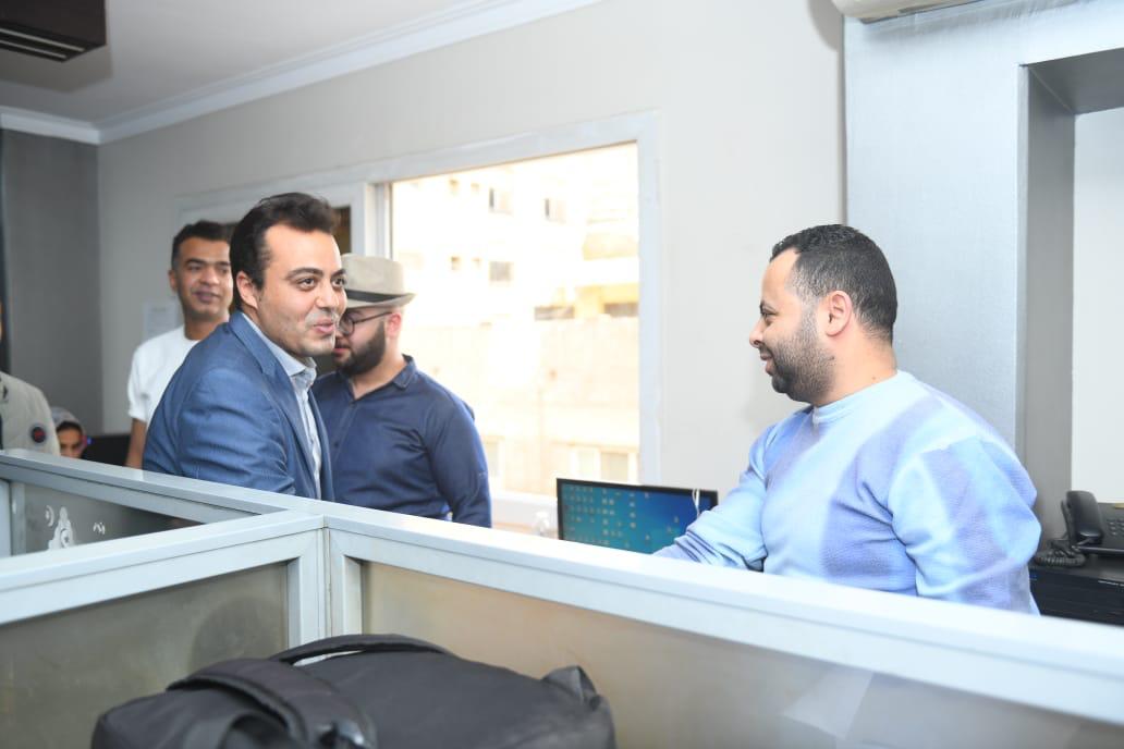 مع الزملاء بجريدة المال (2)