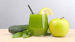 التفاح الأخضر  والخيار