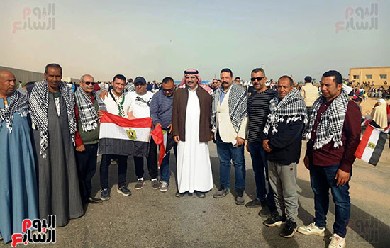 توافد-المصريين-لدعم-فلسطين توافد-المصريين-لدعم-فلسطين