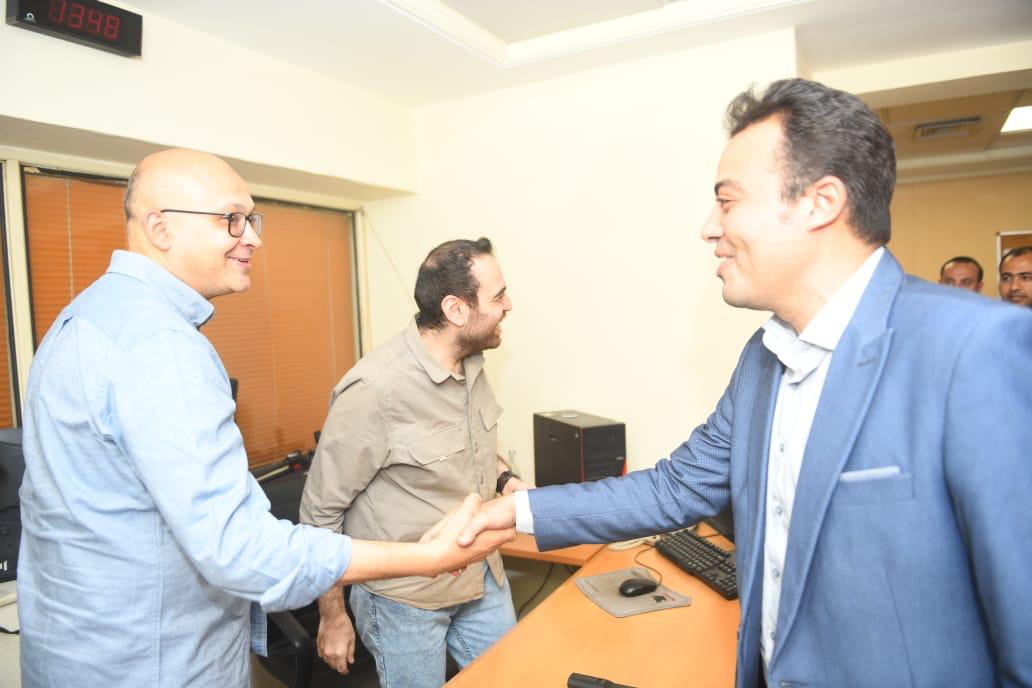 محمد السيد الشاذلى يزور الوكالة