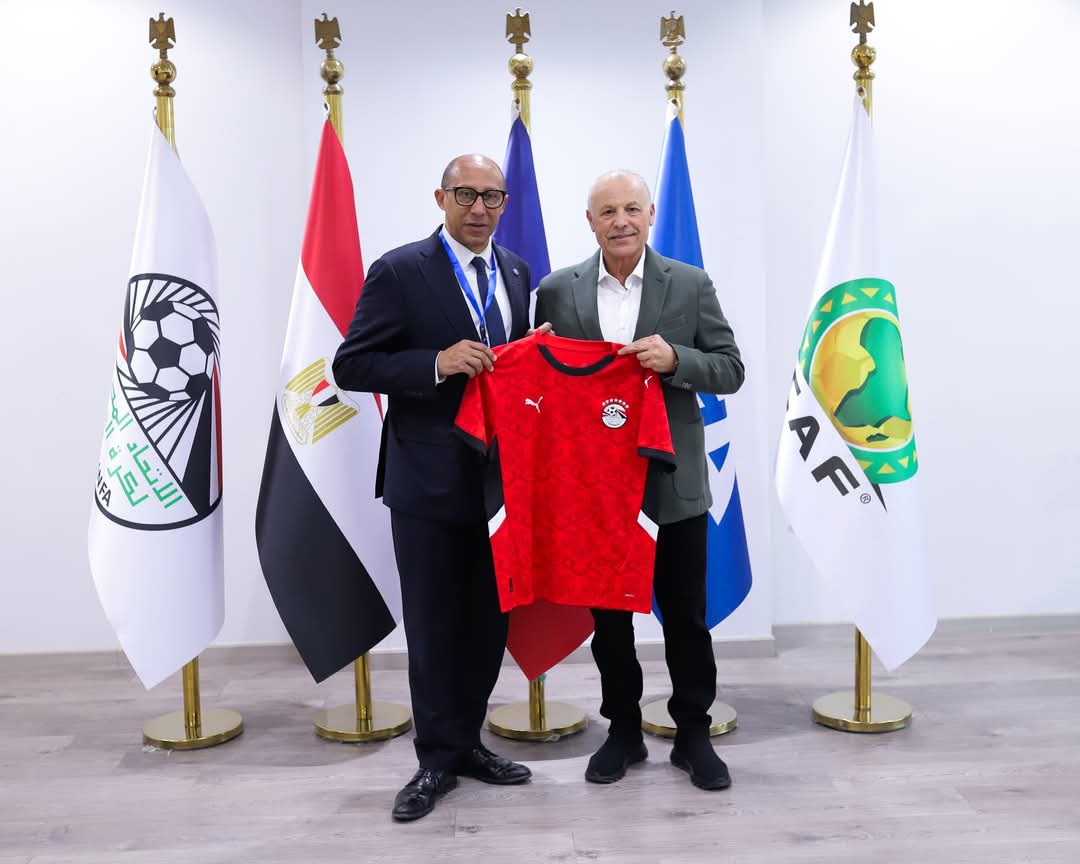 زيارة فيليب ديالو رئيس الاتحاد الفرنسي لكرة القدم إلى مصر (7)