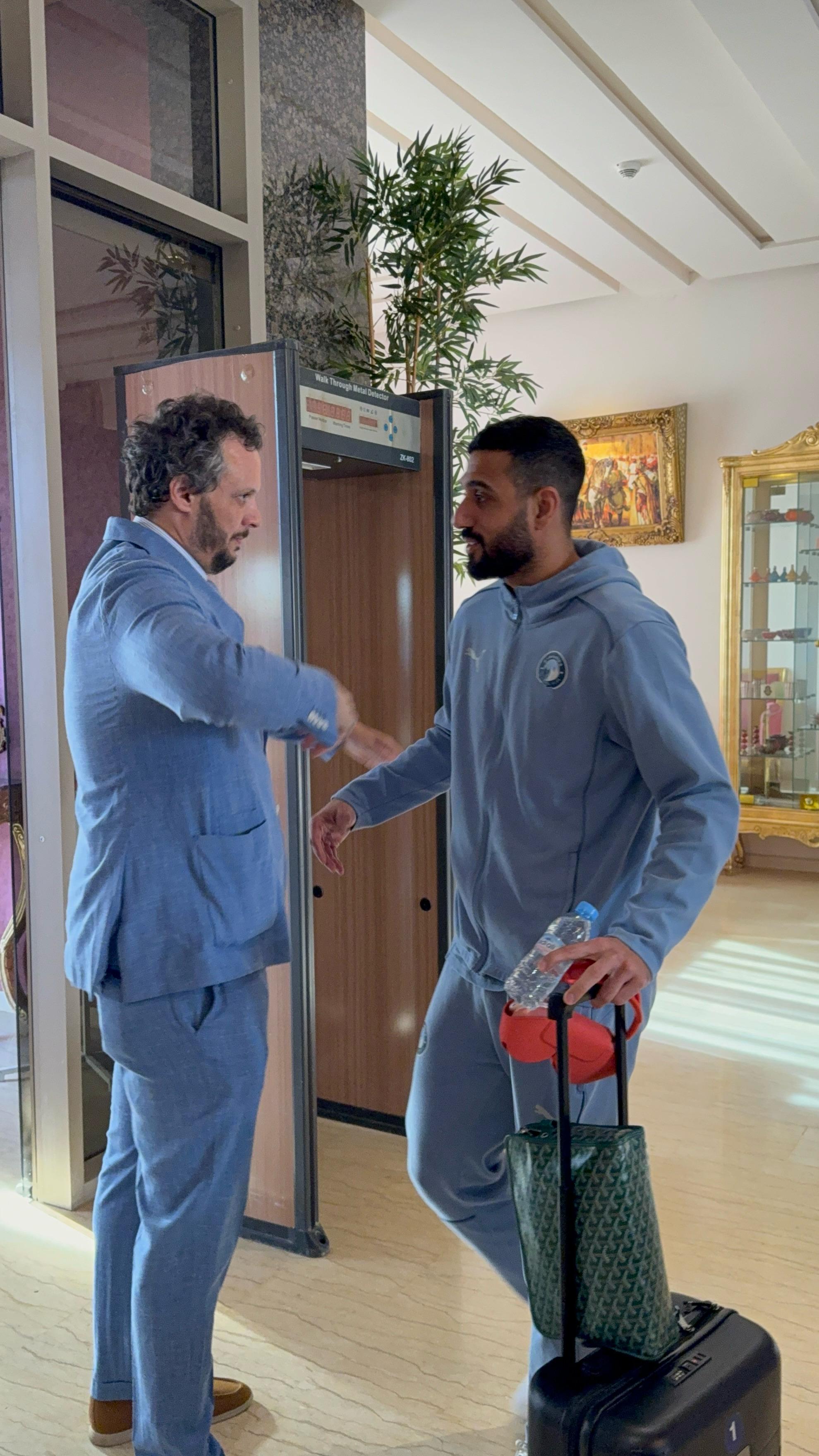 أحمد الشناوى مع ممدوح عيد