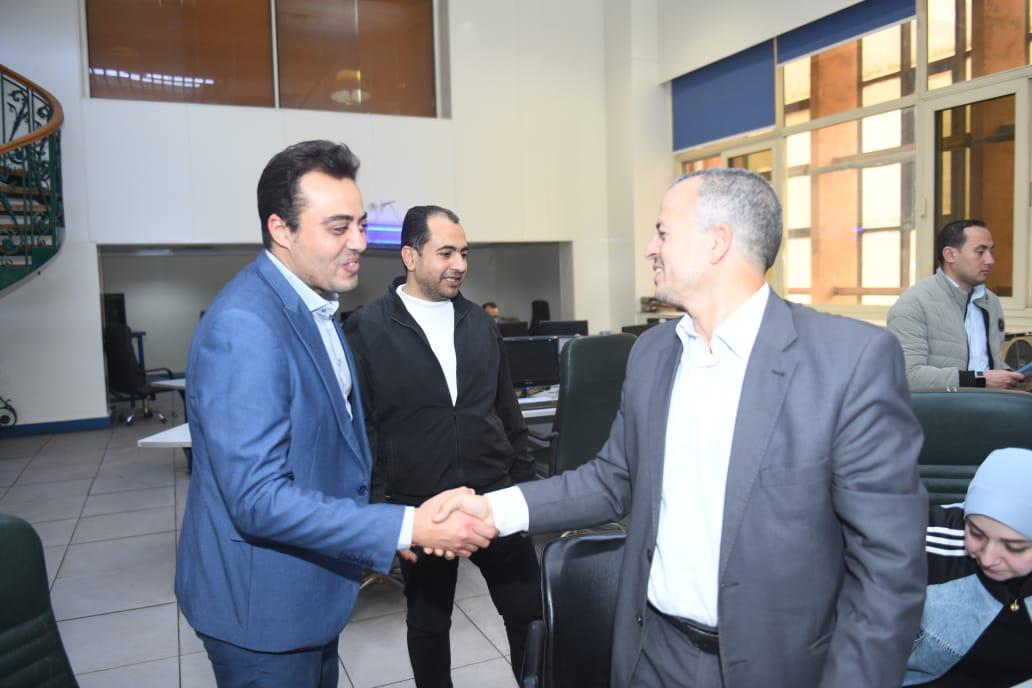 خلال زيارة وكالة الانباء