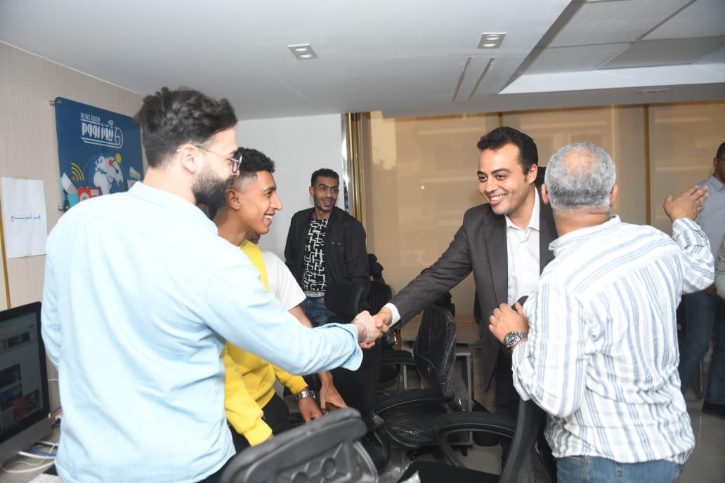 محمد السيد خلال جولته محمد السيد خلال جولته