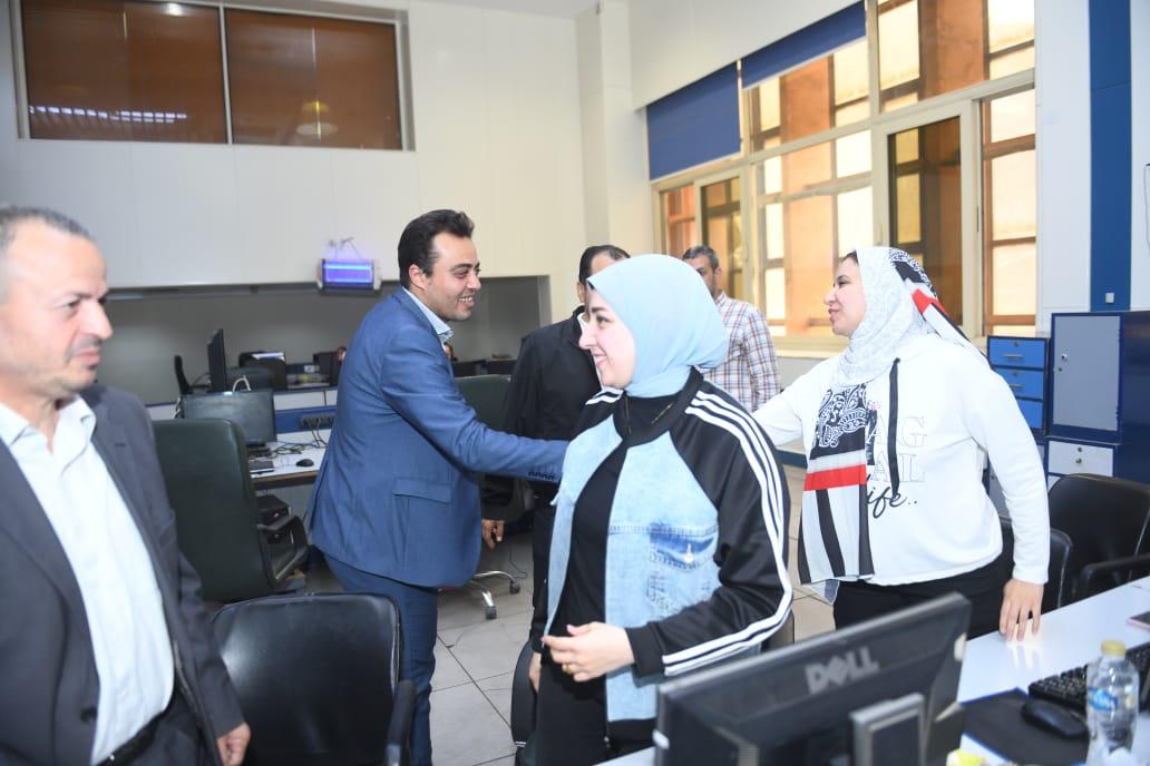 جانب من زيارة الزميل للوكالة