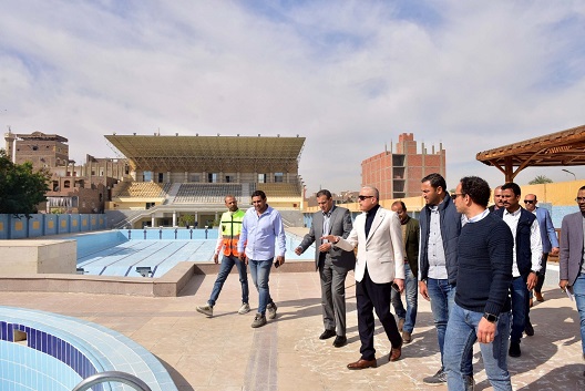 حل أزمة حمام السباحة الأوليمبي فى الأقصر