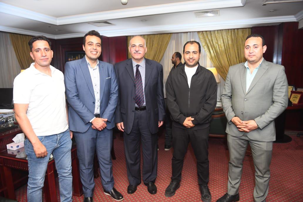 مع الزملاء بالوكالة