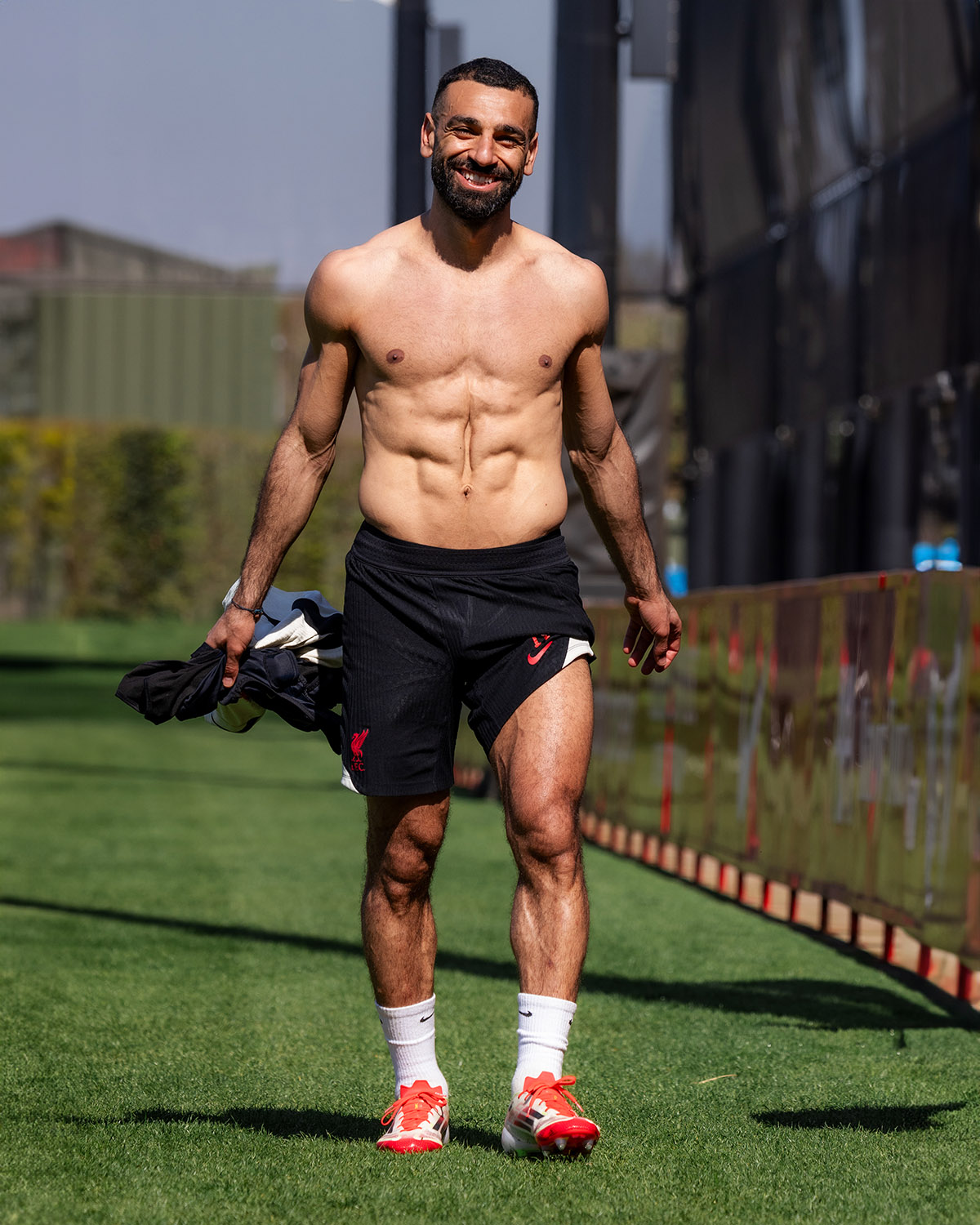 محمد صلاح  في مران ليفربول اليوم