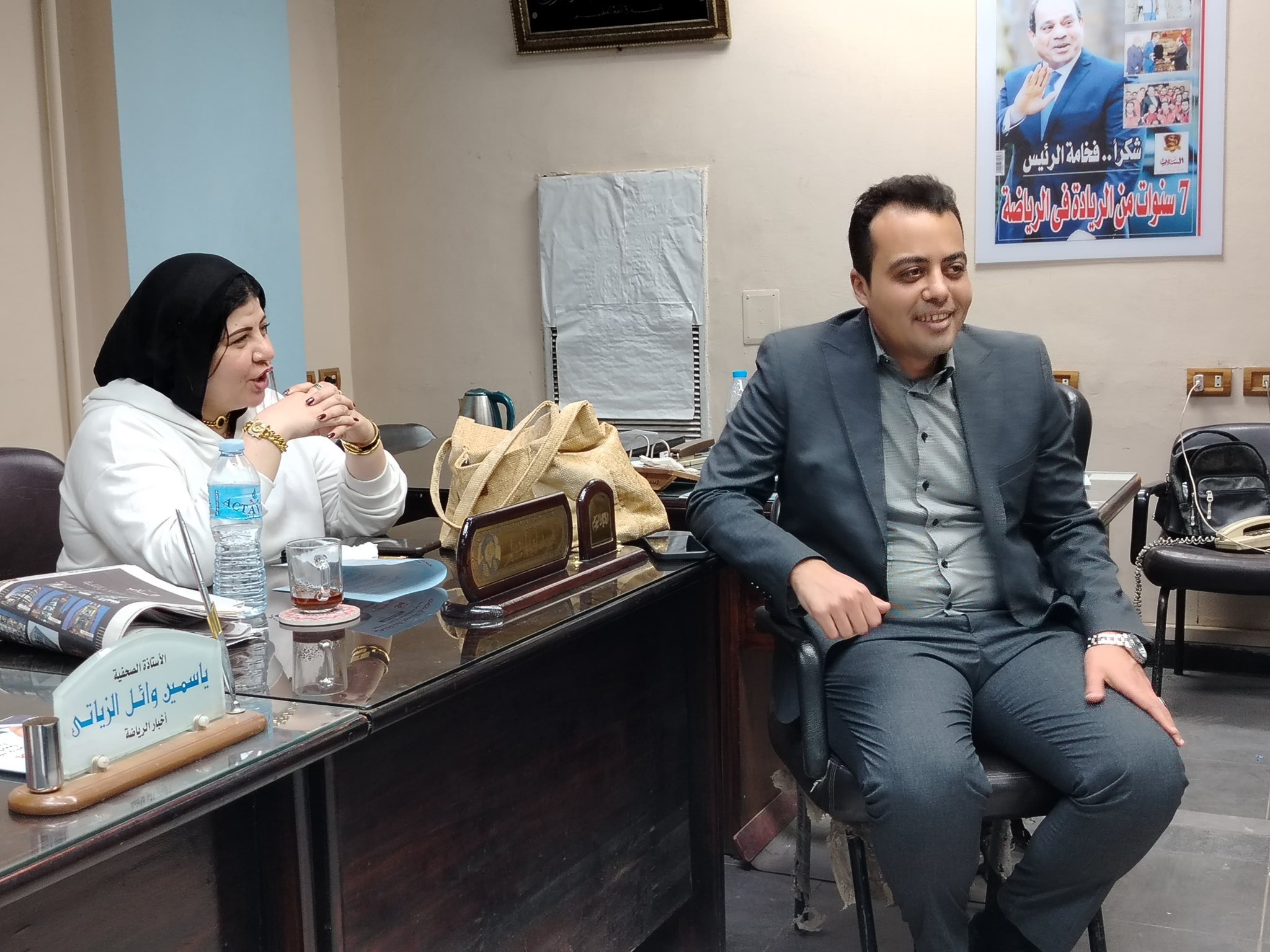 جولة الزميل محمد السيد بأخبار الرياضة  (2)