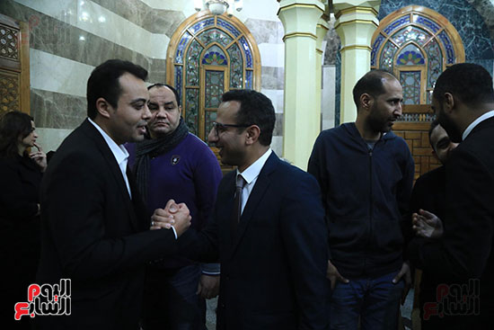 محمد السيد يقدم واجب العزاء