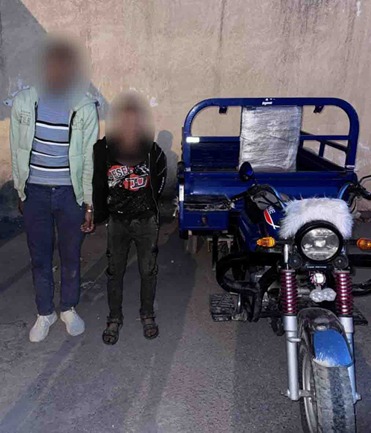 المتهمان بسحل سيدة أثناء سرقتها