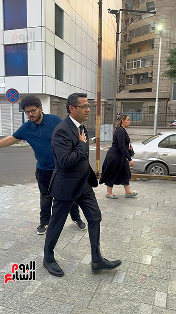 عزاء شقيقة نقيب الصحفيين (1)
