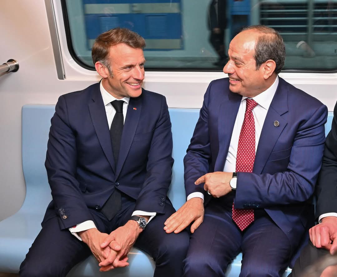 الرئيس السيسى والرئيس الفرنسى الرئيس السيسى والرئيس الفرنسى