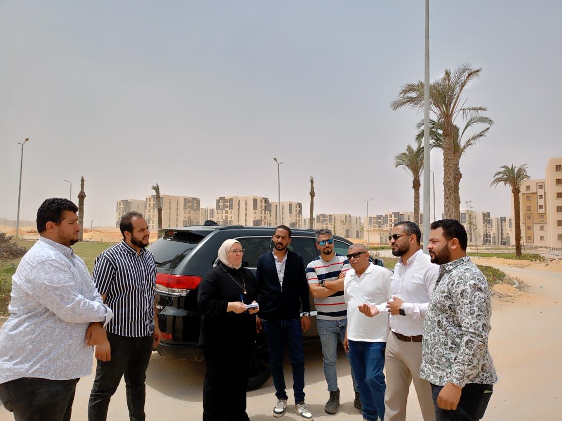 خلال جوله نائب رئيس جهاز مدينه اكتوبر الجديدة لمشروع سكن لكل المصريين  (3)
