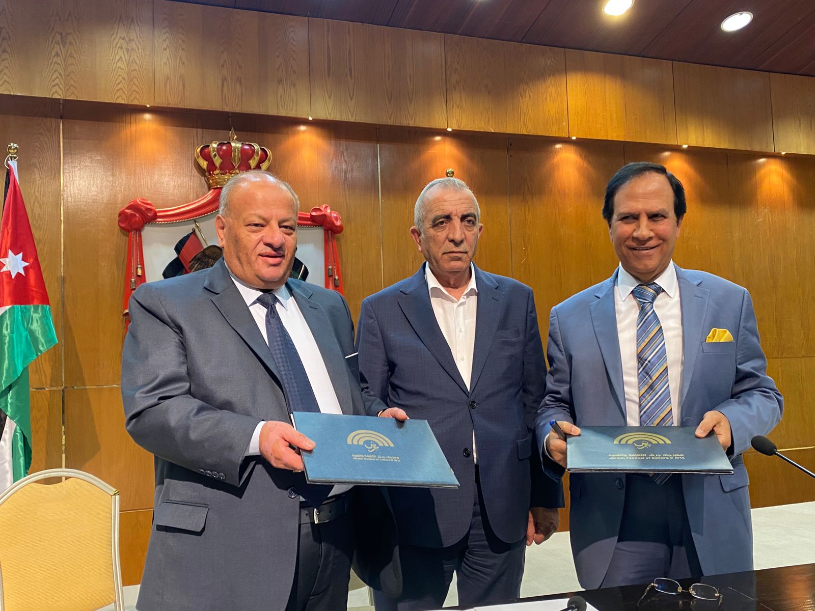اتفاقية تعاون بين مهرجان جرش ونقابة الفنانين الأردنيين بحضور وزير الثقافة