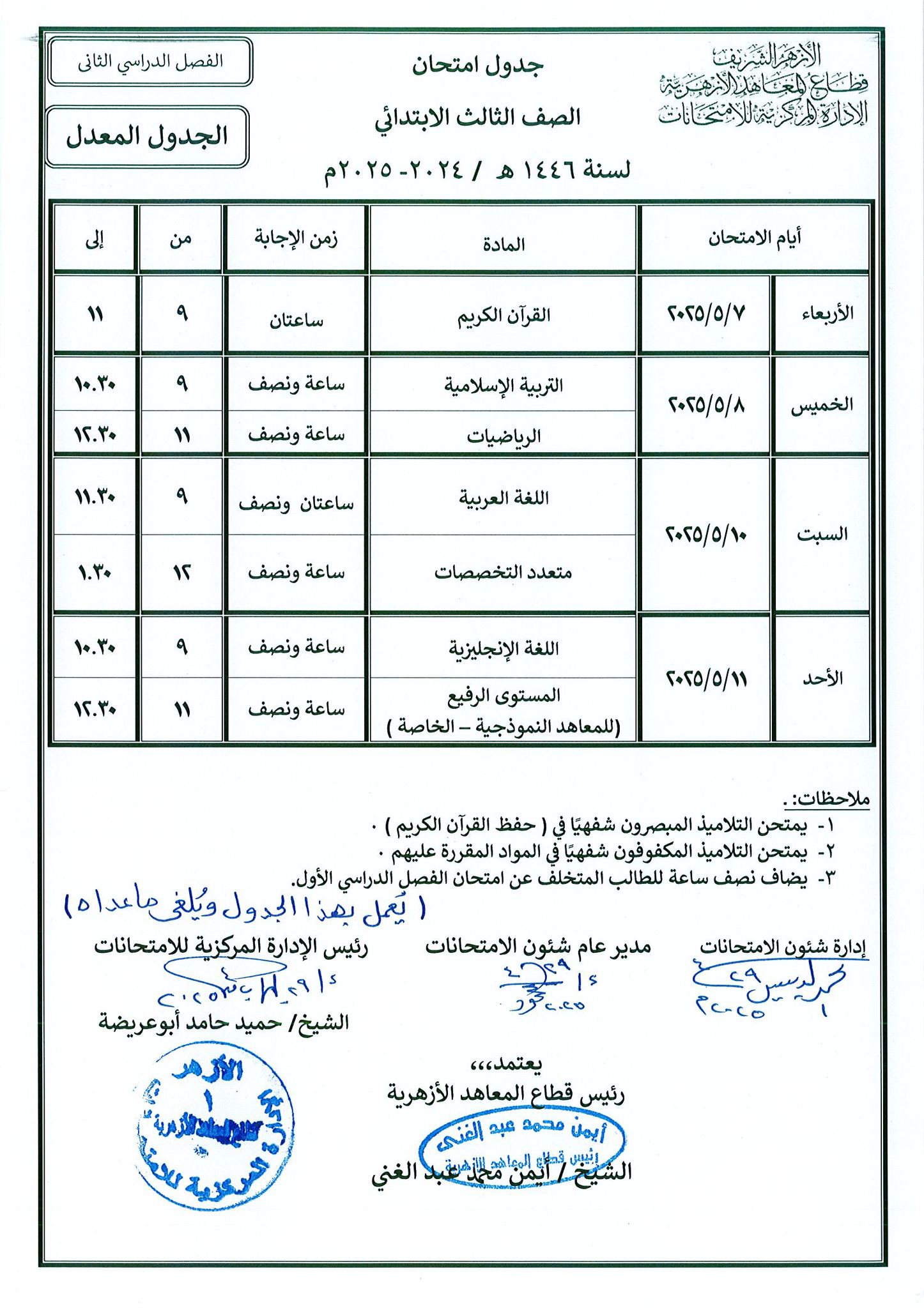 الصف الثالث الابتدائى