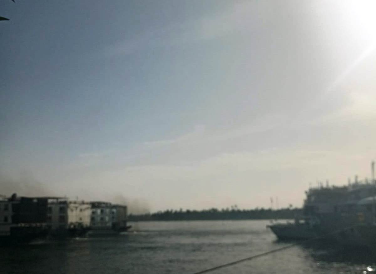 العاصفة الترابية فى أسوان