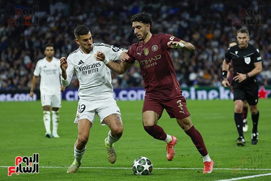 عمر مرموش في مباراة مانشستر سيتي وريال مدريد عمر مرموش في مباراة مانشستر سيتي وريال مدريد