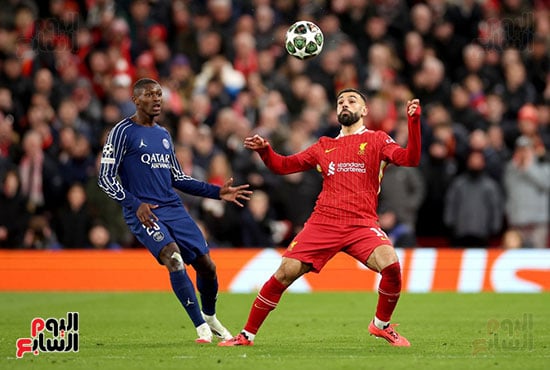 محمد صلاح في مباراة ليفربول وباريس سان جيرمان محمد صلاح في مباراة ليفربول وباريس سان جيرمان