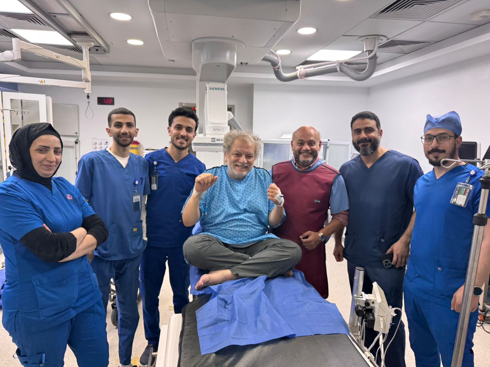 أشرف فايق بعد العملية أشرف فايق بعد العملية